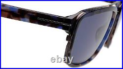 New TOM FORD Anders TF 780 55V Blue Havana Sunglasses 58-17-140mm Italy