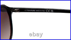 New TOM FORD Bruce TF1026 ECO 01B Black Sunglasses 61-12-145mm Italy