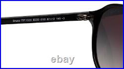 New TOM FORD Bruce TF1026 ECO 01B Black Sunglasses 61-12-145mm Italy