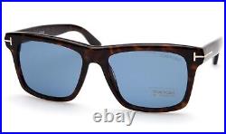 New TOM FORD Buckley-02 TF 906 52V Havana Sunglasses 56-17-145mm Italy