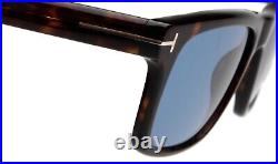 New TOM FORD Buckley-02 TF 906 52V Havana Sunglasses 56-17-145mm Italy