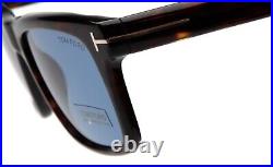 New TOM FORD Buckley-02 TF 906 52V Havana Sunglasses 56-17-145mm Italy