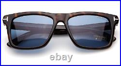 New TOM FORD Buckley-02 TF 906 52V Havana Sunglasses 56-17-145mm Italy