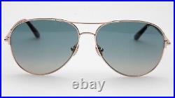 New TOM FORD Clark TF 823 28P Gold Sunglasses 59-14-140mm Italy