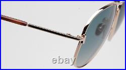 New TOM FORD Clark TF 823 28P Gold Sunglasses 59-14-140mm Italy