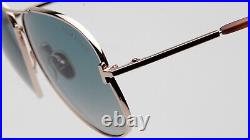 New TOM FORD Clark TF 823 28P Gold Sunglasses 59-14-140mm Italy