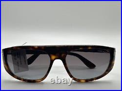 New TOM FORD Edward-02 FT1002/S 52B Unisex Sunglasses Dark Havana 58-17-135