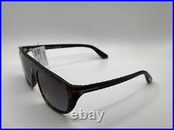 New TOM FORD Edward-02 FT1002/S 52B Unisex Sunglasses Dark Havana 58-17-135