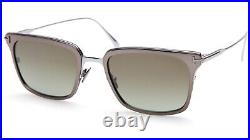 New TOM FORD Havden TF831 12Q Ruthenium Grey Black Sunglasses 54-20-145mm Japan