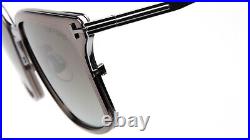 New TOM FORD Havden TF831 12Q Ruthenium Grey Black Sunglasses 54-20-145mm Japan