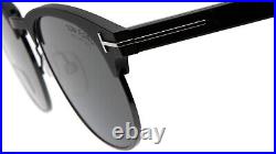 New TOM FORD Laurent-02 TF623 02D Black Sunglasses 51-20-150mm Italy Polarized