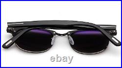 New TOM FORD Laurent-02 TF623 02D Black Sunglasses 51-20-150mm Italy Polarized