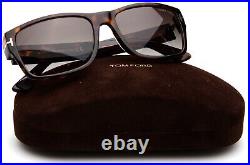 New TOM FORD Mason TF 445 52B Havana Sunglasses 58-17-140mm Italy