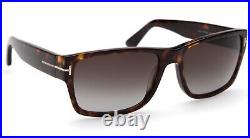 New TOM FORD Mason TF 445 52B Havana Sunglasses 58-17-140mm Italy