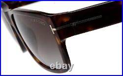 New TOM FORD Mason TF 445 52B Havana Sunglasses 58-17-140mm Italy