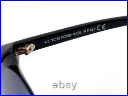 New TOM FORD Maxim TF 787 01B Black Sunglasses 59-16-140mm B52mm Italy