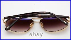 New TOM FORD Maxwell TF1019 30F Gold Havana Sunglasses 59-13-140mm B48mm Italy