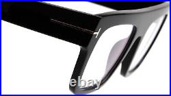 New TOM FORD Renee TF 847 001 Black Sunglasses 52-21-140mm B44mm Italy