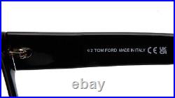 New TOM FORD Renee TF 847 001 Black Sunglasses 52-21-140mm B44mm Italy