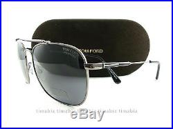 New TOM FORD Sunglasses TF377 Edward 09D Gunmetal Black FT0377/S Polarized