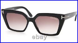 New TOM FORD Winona TF 1030 ECO 01Z Black Sunglasses 53-15-140mm B42mm Italy