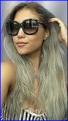New Tom Ford 53mm Gray Women's Sunglasses Italy