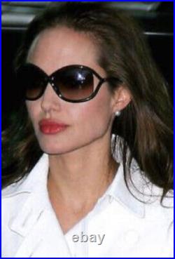 New Tom Ford 61mm Gray Women's Oversized Sunglasses Italy T2