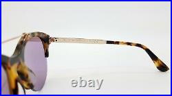 New Tom Ford Adrenne sunglasses FT0517/S 56Z 55mm Havana Gold Mirror AUTHENTIC