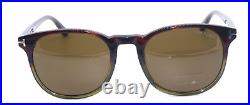 New Tom Ford Ansel Tf858 56j Havana Grey Fade/brown Authentic Sunglasses 51-20