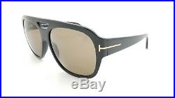New Tom Ford Bachardy-02 sunglasses FT0630/S 01J 61mm Shiny Black Brown GENUINE