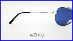 New Tom Ford Brad-02 sunglasses FT0584/S 16V 63mm Shiny Palladium Blue Aviator