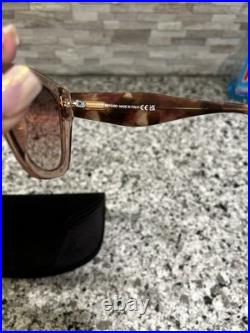 New Tom Ford Cara Tf940 72g Women Pink Brown Cat Eye Sunglasses