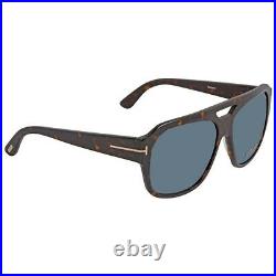 New Tom Ford Dark Havana Bachardy Square Pilot Plastic Sunglasses FT0630 52V