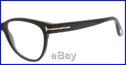 New Tom Ford Eyeglasses Women Cat eye TF 5291 Black 001 TF5291 55mm