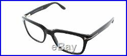 New Tom Ford FT 5304 001 Black Plastic Square Eyeglasses