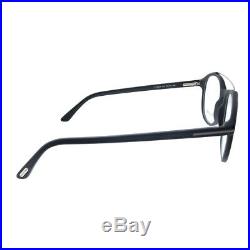 New Tom Ford FT 5454 002 Matte Black Plastic Aviator Eyeglasses 52mm