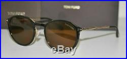 New Tom Ford FT 5476 28E Eyeglasses Rose Gold Havana Frame Clip On Sunglasses 50