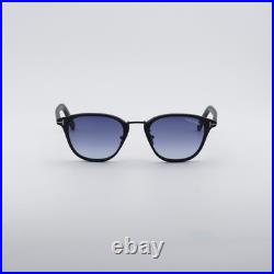 New Tom Ford FT1049-D 02W Matte Black/Blue Gradient 50-21-145 Sunglasses