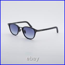 New Tom Ford FT1049-D 02W Matte Black/Blue Gradient 50-21-145 Sunglasses