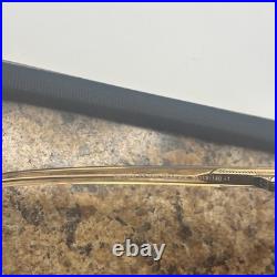 New Tom Ford FT1061 45E Shiny Transparent Brown/Brown 64-13-140 Sunglasses