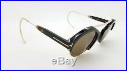 New Tom Ford Farrah-02 Oval sunglasses FT0631/S 52J 49mm Havana Brown AUTHENTIC