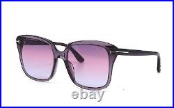 New Tom Ford Faye-02 Tf788/s Purple Gradient Authentic Sunglasses