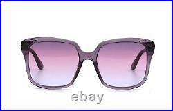 New Tom Ford Faye-02 Tf788/s Purple Gradient Authentic Sunglasses