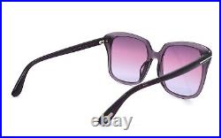 New Tom Ford Faye-02 Tf788/s Purple Gradient Authentic Sunglasses