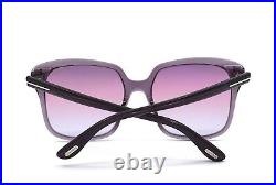 New Tom Ford Faye-02 Tf788/s Purple Gradient Authentic Sunglasses