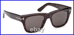 New Tom Ford Finn-02 Tf1304 52a Dark Havana/grey Lens Authentic Sunglasses 53-20