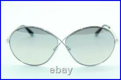 New Tom Ford Ft 564 18c Silver Authentic Sunglasses Ft564 64-9