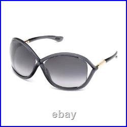 New Tom Ford Ft0009 0b5 Transparent Grey/gradient Smoke Authentic Sunglasses