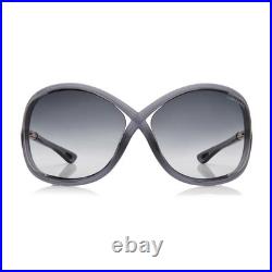 New Tom Ford Ft0009 0b5 Transparent Grey/gradient Smoke Authentic Sunglasses