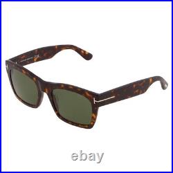 New Tom Ford Ft1062 52n Dark Havana/green Authentic Sunglasses 56-21-145